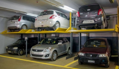Stacker car parks